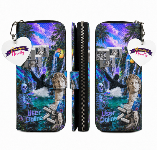 Cyber Falls Leather Wallet