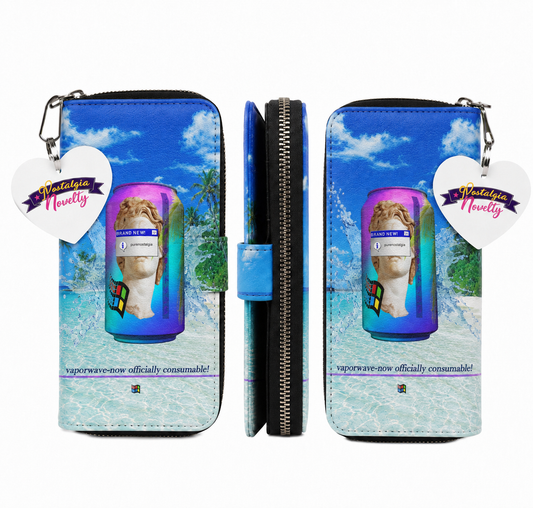 Consume Nostalgia PU Leather Wallet