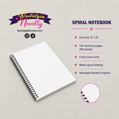 Consume Nostalgia Spiral Notebook