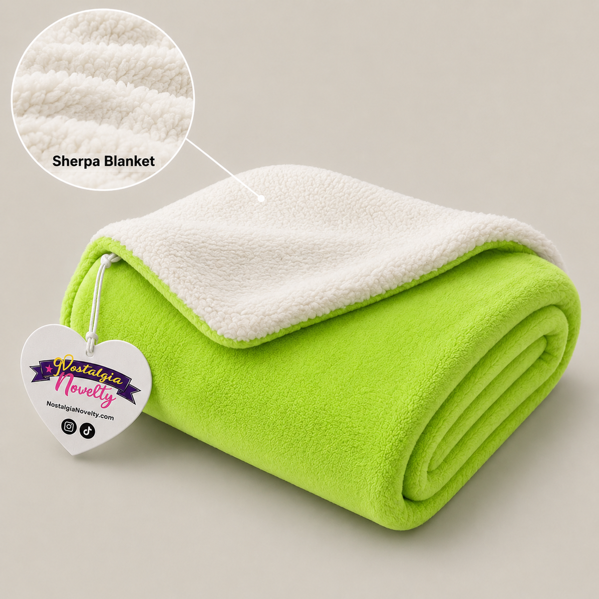 Frutiger Metro Purple Sherpa Blanket