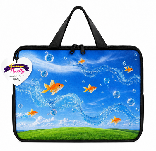 Goldfish Skies Laptop Bag