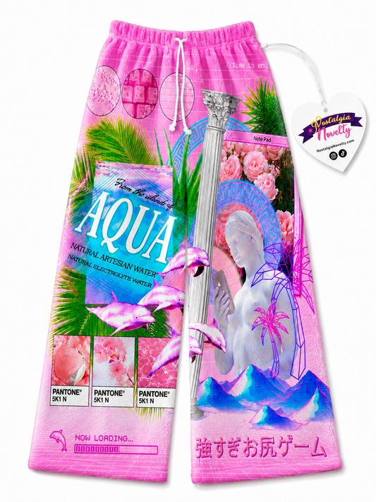 Aqua Sequence Pajama Pants
