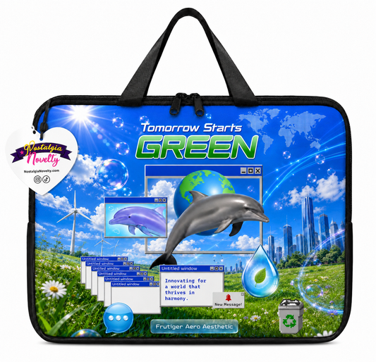 Tomorrow is Green Laptop Bag