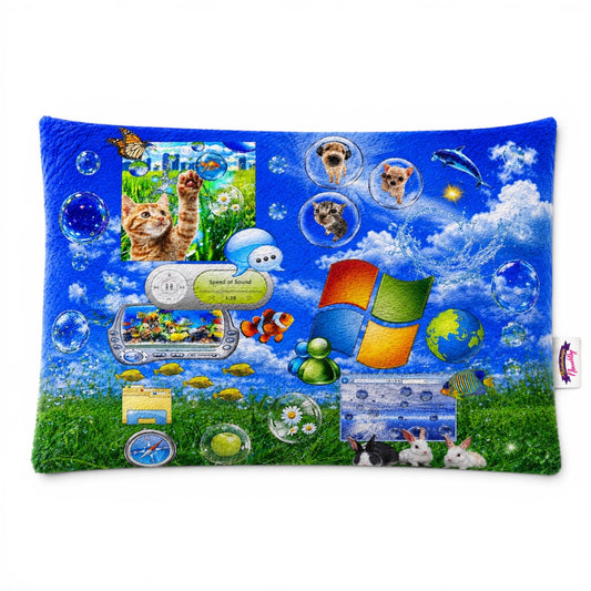 Internet Meadows Fuzzy Pillow Shams King Queen
