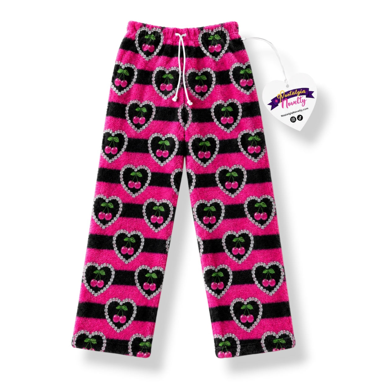 Cherry Heart Pajama Pants