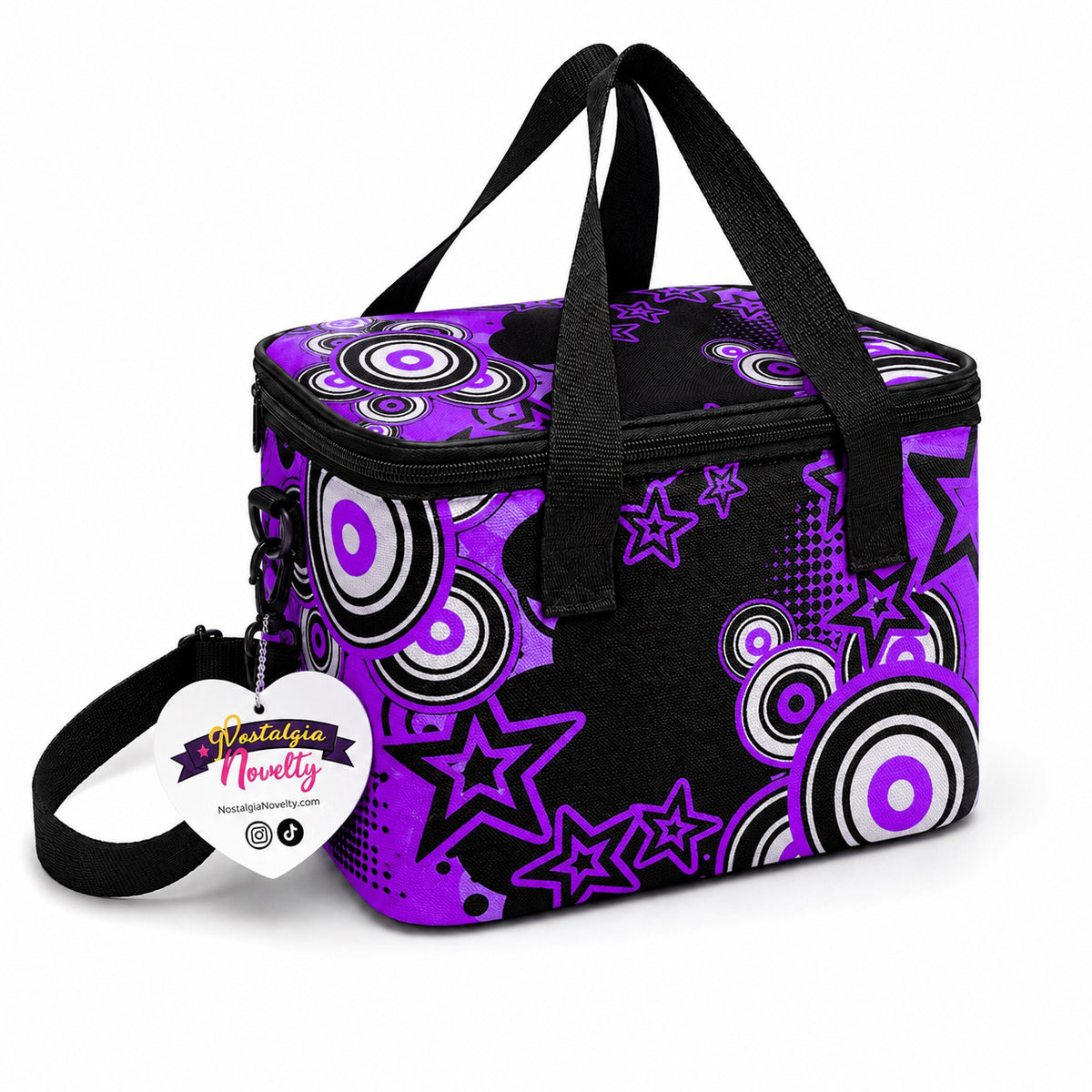 Frutiger Metro Purple Lunch Box Bag