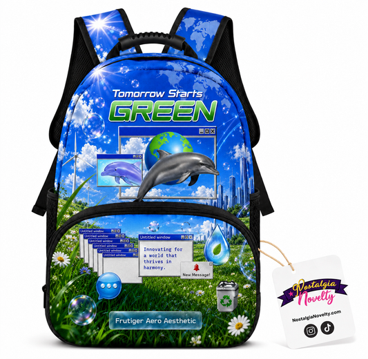 Tomorrow Stars Green Backpack