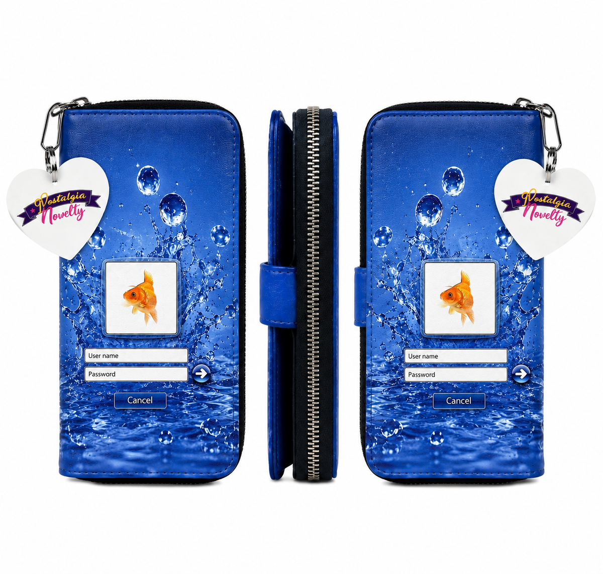 Liquid Login PU Leather Wallet